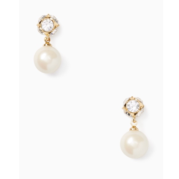 kate spade Jewelry - Kate Spade drop pearl earrings